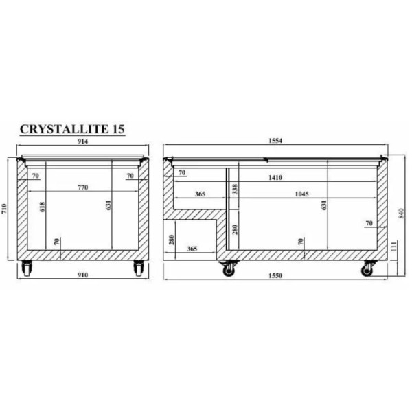 Морозильна бонета CRYSTAL Crystallite 15 New Black Line