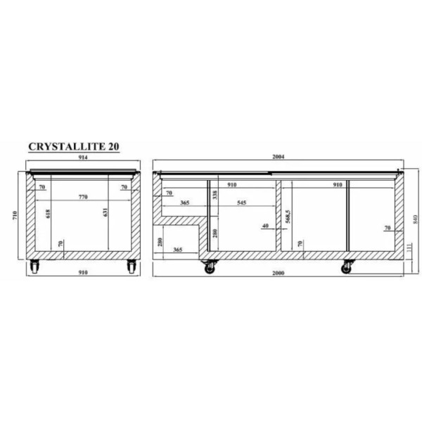 Морозильна бонета CRYSTAL Crystallite 20 Led New Black Line
