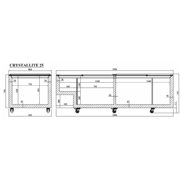 Морозильна бонета CRYSTAL Crystallite 25 Led New Black Line