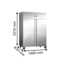 Морозильные шкафы HATA GNH1410BT S/S201