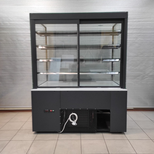 Кондитерська вітрина (нержавійка) KUM ECLAIR INOX 1.0, 4 Полиці
