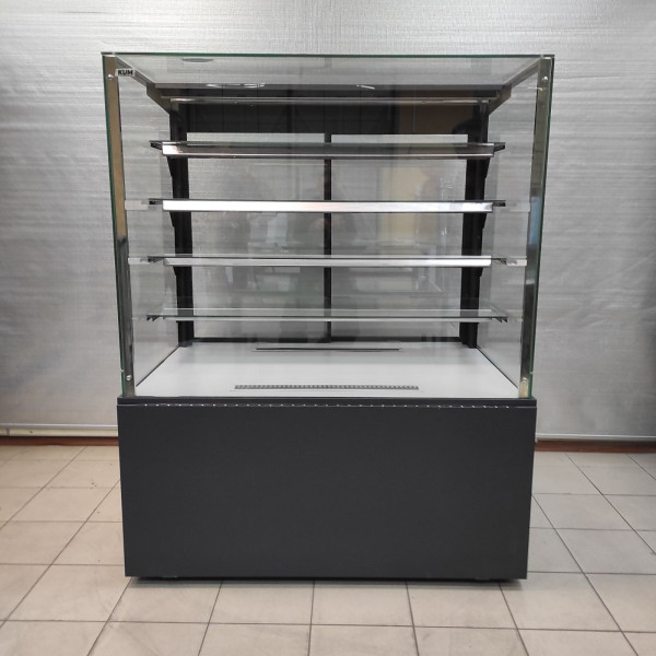 Кондитерська вітрина (нержавійка) KUM ECLAIR INOX 1.0, 4 Полиці