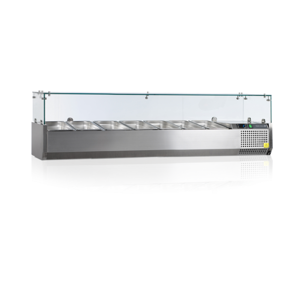 Вітрини для топінгів TEFCOLD GN 1/4 VK33-160