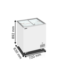 Морозильні ларі TEFCOLD IC201SC