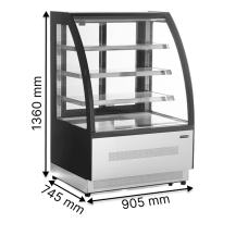 Кондитерські вітрини TEFCOLD LPD900C/BLACK