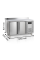Холодильні столи TEFCOLD SK6210/+SP