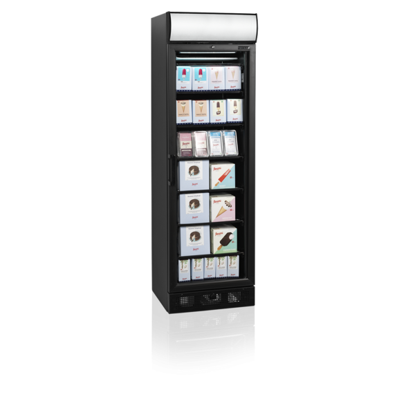 Морозильные шкафы TEFCOLD UFSC371GCP Black