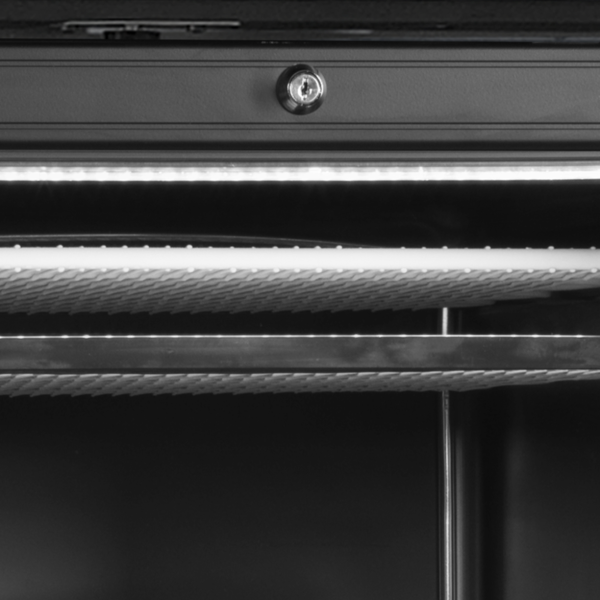 Морозильні шафи TEFCOLD UFSC371G Black L/H