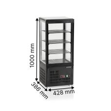 Кондитерські вітрини TEFCOLD UPD80-BLACK