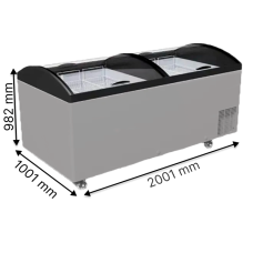 Морозильний лар бонета б/в JUKA M1000V /S