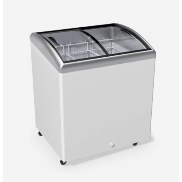 Морозильная камера ларь с гнутыми раздвижными стёклами JUKA N200S (-5С...+5С)