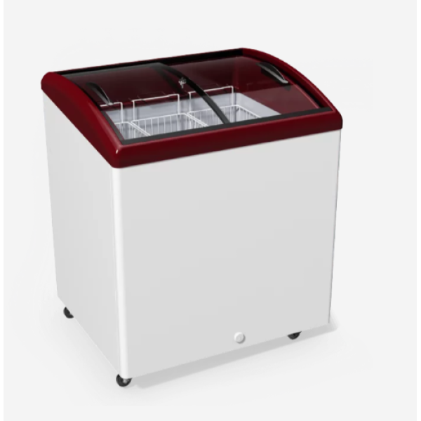 Морозильная камера ларь с гнутыми раздвижными стёклами JUKA N200S (-5С...+5С)