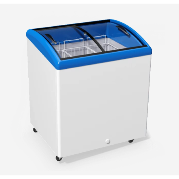 Морозильная камера ларь с гнутыми раздвижными стёклами JUKA N200S (-5С...+5С)