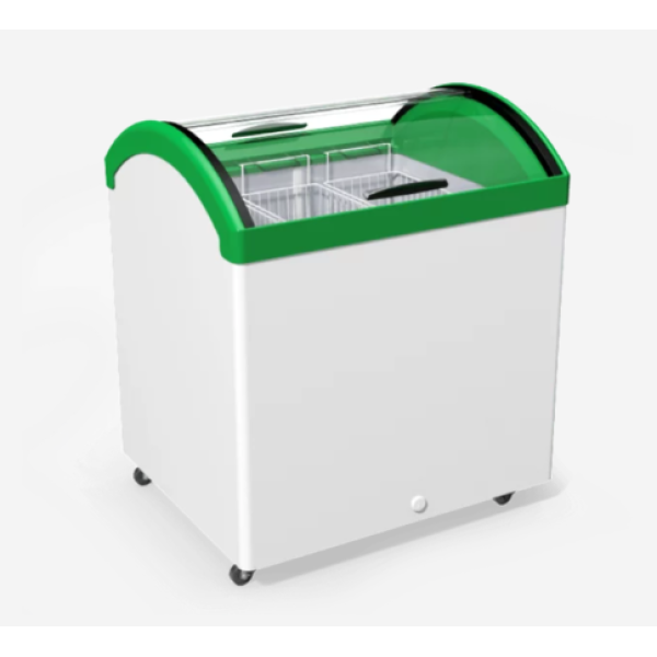 Морозильна скриня лар з гнутим склом JUKA N200V (-5С...+5С)