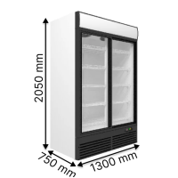 Холодильна шафа вітрина UBC Ice Stream Super Large REF